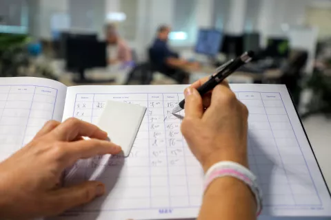 prihod odhod za članek elektronsko evidentiranje delovnega časa / Foto: Tina Dokl