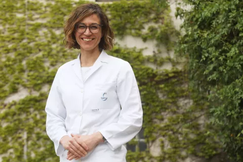 Doc. dr. Lea Knez z Univerzitetne klinike za pljučne bolezni in alergijo Golnik / Foto: Gorazd Kavčič / Foto: 