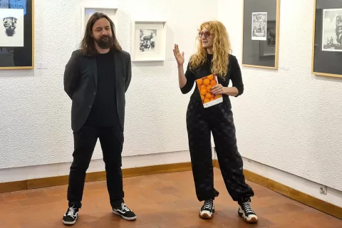 Duje Medić in Sanda Stanaćev Bajzek / Foto: Alenka Brun / Foto: 