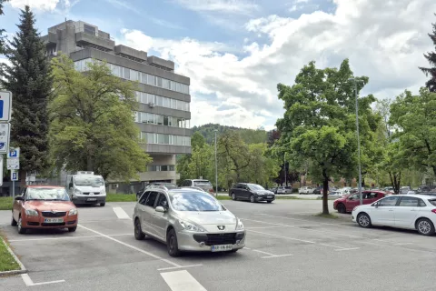 V Škofji Loki je tudi v dopoldanskem času moč najti parkirno mesto, tako bližje kot malo manj bližje centru. / Foto: Klara Mrak / Foto: 