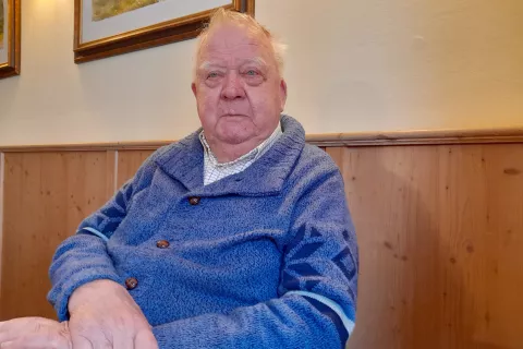 Dr. Rafko Dolhar vstopa v 91. leto življenja. Vsak mesec se iz Trsta vrača v rodni Trbiž. / Foto: Jože Košnjek / Foto: 