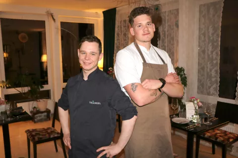 Nace Filipič in Lan Drinovec / Foto: Alenka Brun / Foto: 