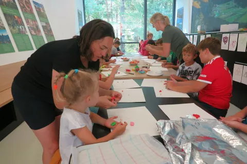 Planinske ustvarjalnice so bile dobro obiskane / Foto: Suzana P. Kovačič