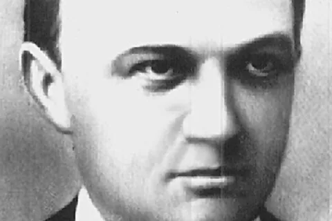 Vladislav Ribnikar in njegova osmrtnica na prvi stani dnevnika Politika z začetka septembra 1914 / Foto: Wikipedija / Foto: 