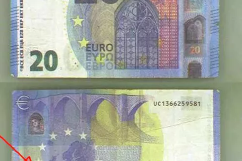 Primer t. i. filmskega denarja (ponaredek z napisom »copy«) / Foto: arhiv policije / Foto: 