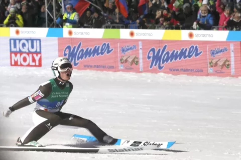Anže Lanišek ima v letošnji zimi veliko razlogov za veselje./ Foto: Gorazd Kavčič / Foto: 