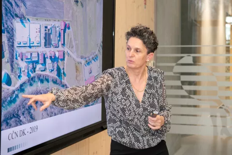 Poslovanje čistilne naprave je županom predstavila direktorica dr. Marjetka Levstek. / Foto: Klemen Razinger / Foto: 