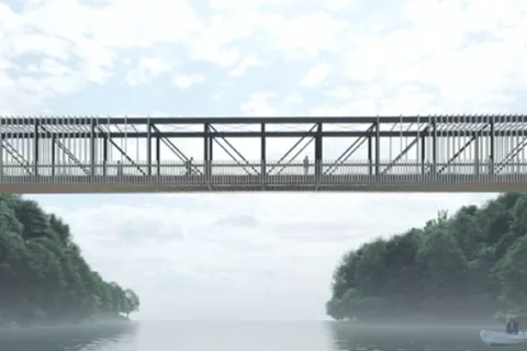 Tak&scaron;en naj bi bil novi most med Jamo in Prebačevim. / Foto: arhiv MOK