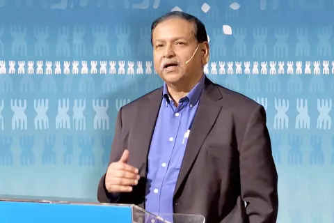 Podnebni strokovnjak Saleemul Huq (roj. 1952), direktor Mednarodnega centra za podnebne spremembe v Daki, glavnem mestu Bangladeša / Foto: Wikipedija / Foto: 