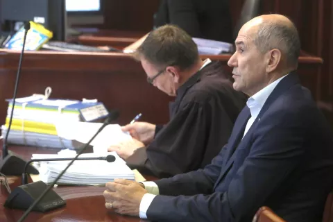 Kranjsko sodišče je odškodninsko tožbo Janeza Janše začelo obravnavati decembra lani. / Foto: Gorazd Kavčič / Foto: 