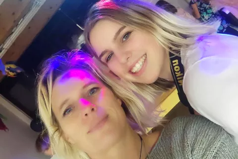 Anja Fabiani s hcerko Tio Sarnavsky / Foto: 