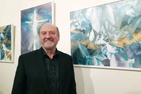 Slikar Stanko Sadjak / Foto: Jože Košnjek / Foto: 