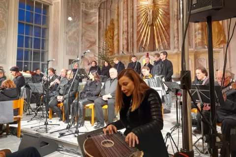 Sobotni koncert v samostanski cerkvi v Vernberku / Foto: Jože Košnjek / Foto: 