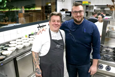 Jorg Zupan in Martin Gluščič / Foto: Alenka Brun / Foto: 