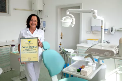 Leopoldina Kranjec, častna občanka Vodic / Foto: Aleš Senožetnik / Foto: 