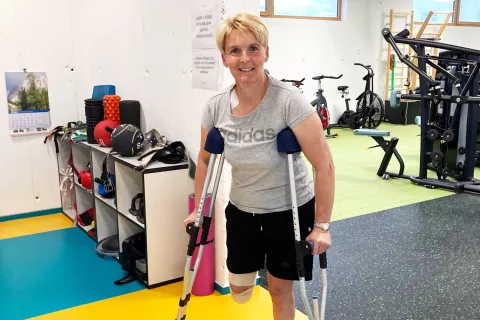 Skoraj vsak dan gre v športni studio. / Foto: osebni arhiv / Foto: 