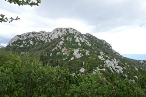 Pogled na Veliki Risnjak s Schlosserjevim domom, ki je žal zaprt / Foto: Jelena Justin / Foto: 