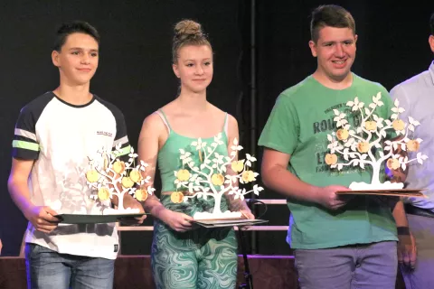 Aljaž Mauko, Danaja Grebenc, Gašper Komac / Foto: Alenka Brun / Foto: 