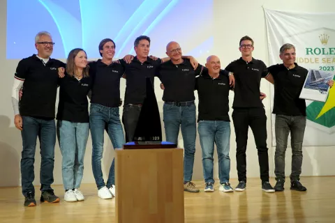 Pogumna in usklajena ekipa Karpo je svojo zmagovito pot predstavila v Sokolskem domu v Škofji Loki. / Foto: Vilma Stanovnik / Foto: 