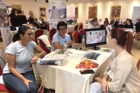 Splošna bolnišnica Jesenice je na zaposlitvenem sejmu v BiH s kandidati opravila okrog trideset resnejših razgovorov za delo. / Foto: arhiv SBJ / Foto: 