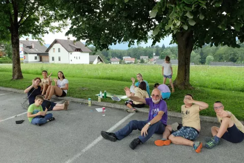 Na oratoriju pri Sv. Duhu so že drugo leto sodelovali tudi otroci s posebnimi potrebami, ki so jih poimenovali Kresničke. / Foto: arhiv organizatorja / Foto: 