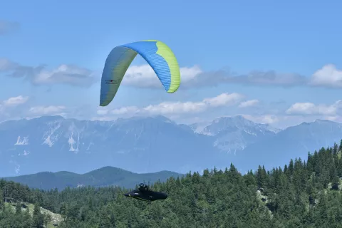 V nebo je šel po svetovni rekord že osemkrat. / Foto: Osebni Arhiv Tomaž Eržen