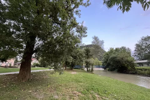 V Ker&scaron;mančevem parku bodo uredili počivali&scaron;če z dostopom do vode. / Foto: Ale&scaron; Senožetnik