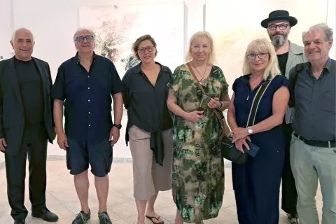 Kranjski in avstrijski likovniki se povezujejo in prirejajo razstave v Kranju in Badnu. / Foto: arhiv LD Kranj / Foto: 