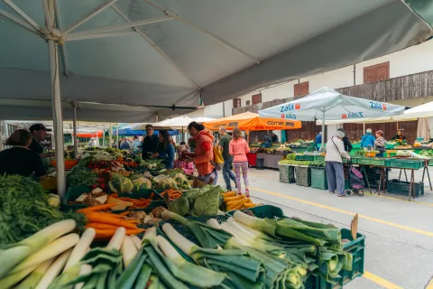 Kranjska tržnica ZTKK Visit Kranj / Foto: Rožle Pajntar