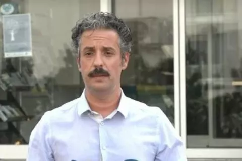 Epidemiolog Mario Fafangel na novinarski konferenci / Foto: Zajem Zaslona