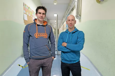 Nejc Marčič in Luka Stražar / Foto: Jasna Paladin / Foto: 