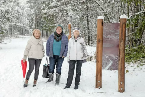 Ekorutaršce Darja Robič, Oti Mertelj in Ina Vrhovnik / Foto: Tina Dokl / Foto: 