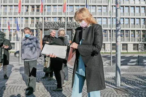 »Po vsej verjetnosti bomo svojo nadaljnjo pot gradili na ustavnem sodišču,« je po velikem razočaranju zaradi zavrnitve razpisa referenduma za ustanovitev nove občine Golnik dejala glavna pobudnica odcepitve Barbara Gunčar. / Foto: Tina Dokl / Foto: 