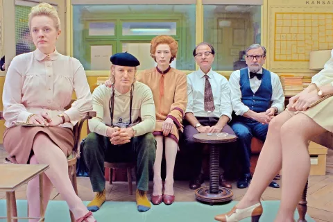 Eden letos redkih ameriških filmov je Francoska depeša Wesa Andersona. / Foto: Liffe / Foto: 