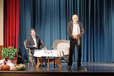 Franjo Potočnik in Marsel Gomboc na Dovškem odru / Foto: 