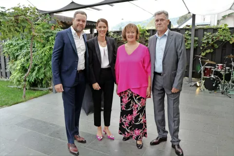 Gašper, Nina, Vesna in Dušan Čarman / Foto: 