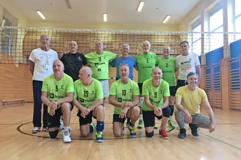 Slovenski odbojkarji veterani, ki bodo nastopili v kategoriji 56+ / Foto: arhiv reprezentance / Foto: 