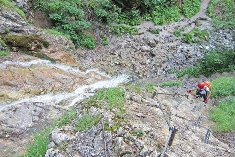 Spodnji, začetni del ferate / Foto Jelena Justin / Foto: 