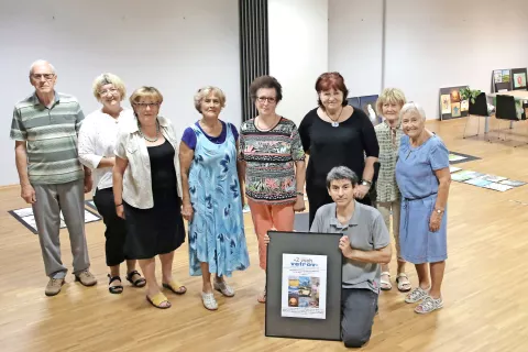 Barvita razstava v kranjski mestni knjižnici / Foto: Gorazd Kavčič / Foto: 