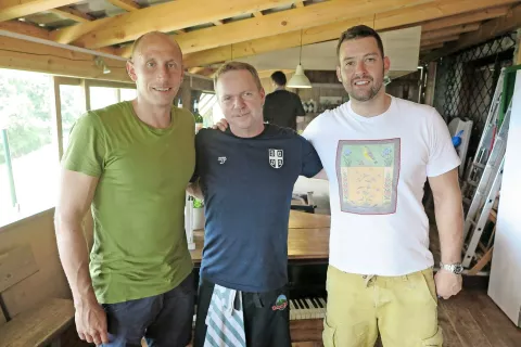 Prijatelji tudi zasebno: Andrija, Matjaž in Filip / Foto: 