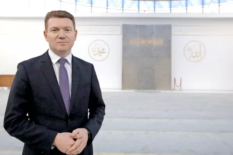 Nevzet Porić je novi mufti Islamske skupnosti. /Foto: Gorazd Kavčič / Foto: 