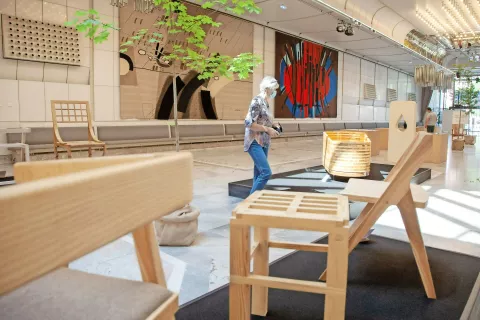 Do danes je na ogled tudi razstava Čar lesa. / Foto: 