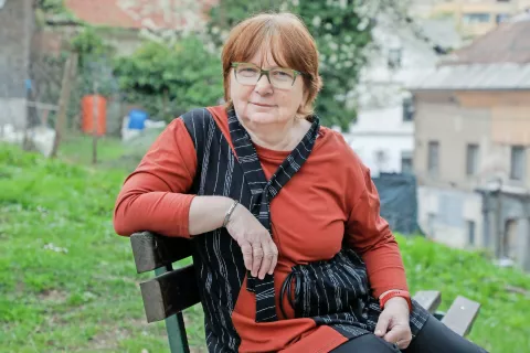 Zora Košir Zupan, strokovna delavka v društvu KRMA: »Izhod iz zasvojenosti od alkohola obstaja.« / Foto: Tina Dokl / Foto: 