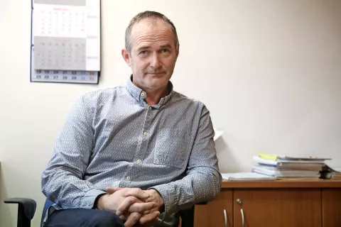 Matej Demšar, vodja kranjskega območnega urada Uprave RS za varno hrano, veterinarstvo in zdravje rastlin / Foto: Gorazd Kavčič / Foto: 