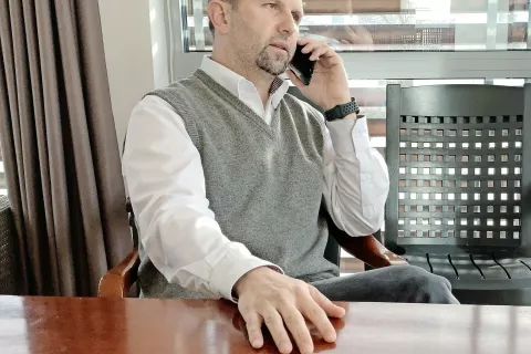 Zoran Sodnik, direktor AC Lovše in predsednik sekcije pooblaščenih trgovcev in serviserjev pri GZS / Foto: 