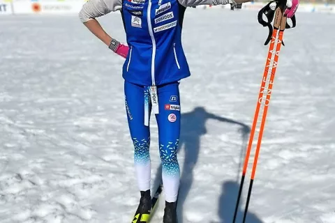 Anamarija Lampič je včeraj v sprintu pritekla do bronaste medalje. / Foto: osebni arhiv, FB / Foto: 