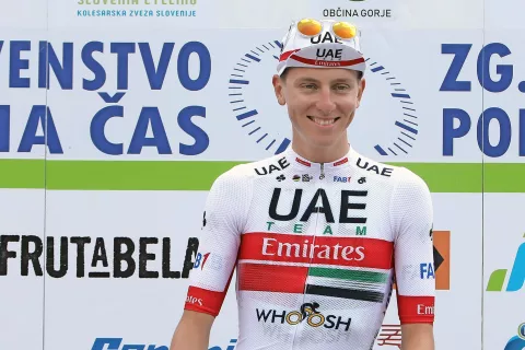 Bloudkovo nagrado je prejel tudi Tadej Pogačar, cestni kolesar s Klanca pri Komendi, in sicer za vrhunski mednarodni dosežek. / Foto: Gorazd Kavčič / Foto: 
