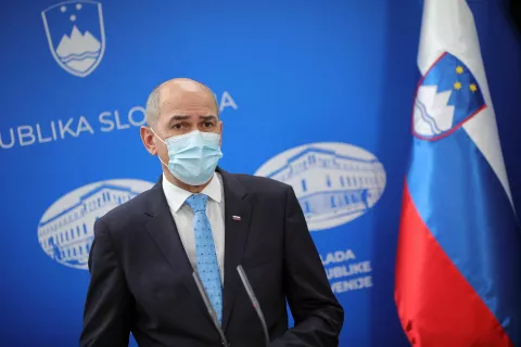 Predsednik vlade Janez Janša / Foto: Kabinet predsednika vlade / Foto: 