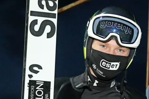 Anže Lanišek je bil v Zakopanah blizu prvi zmagi v svetovnem pokalu. / Foto: Gorazd Kavčič / Foto: 