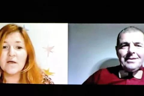 Vodenje spletnih Zvezd na snegu so ponovno zaupali tandemu Erman Repe-Pilipovič. / Foto: 